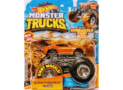 Hot Wheels Monster trucks kaskadérské kousky Camaro