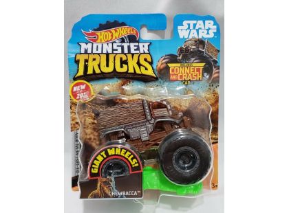 Hot Wheels Monster trucks kaskadérské kousky Chewbacca