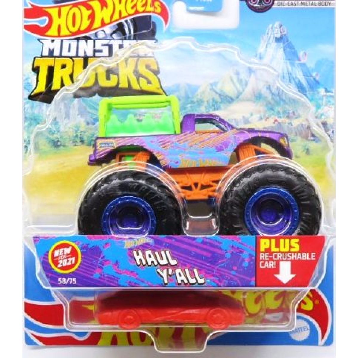 Hot Wheels Monster trucks kaskadérské kousky Haul Y All