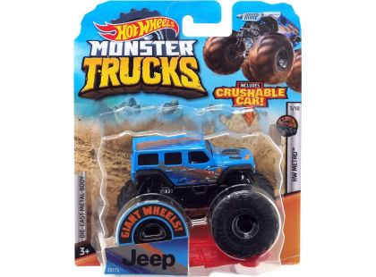 Hot Wheels Monster trucks kaskadérské kousky Jeep
