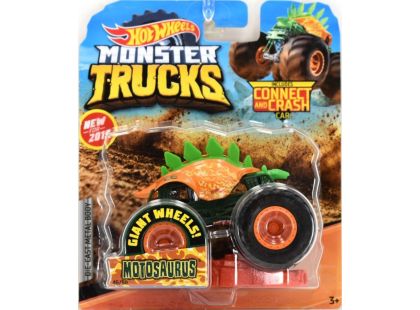 Hot Wheels Monster trucks kaskadérské kousky Motosaurus oranžový