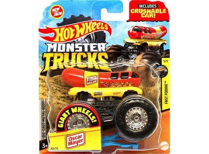 Hot Wheels Monster trucks kaskadérské kousky Oscar Mayer