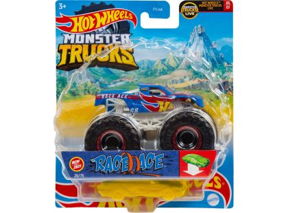 Hot Wheels Monster trucks kaskadérské kousky Race Ace