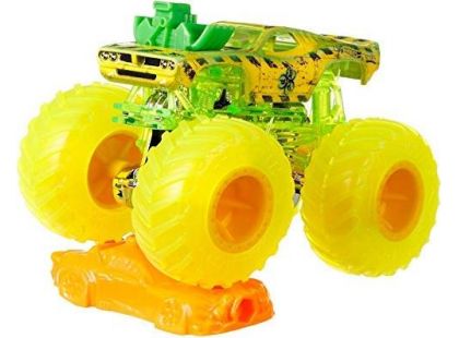 Hot Wheels Monster trucks kaskadérské kousky Rodger Dodger žlutý