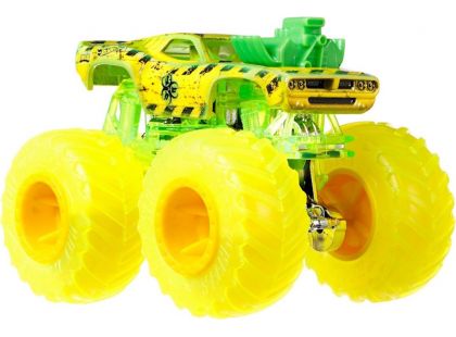 Hot Wheels Monster trucks kaskadérské kousky Rodger Dodger žlutý
