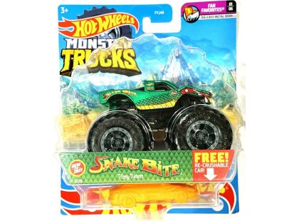 Hot Wheels Monster trucks kaskadérské kousky Snake Bite
