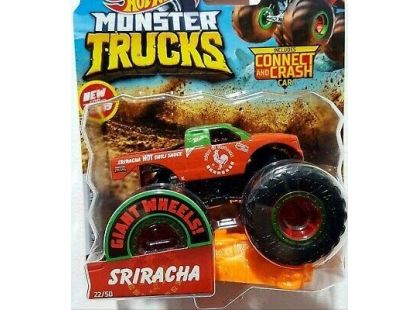 Hot Wheels Monster trucks kaskadérské kousky Sriracha