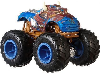 Hot Wheels Monster trucks kaskadérské kousky Steer Clear modrý