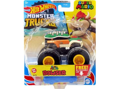 Hot Wheels Monster trucks kaskadérské kousky Super Mario