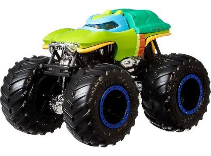 Hot Wheels Monster trucks kaskadérské kousky Turtles Leonardo