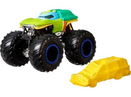Hot Wheels Monster trucks kaskadérské kousky Turtles Leonardo