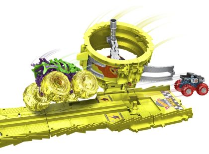 Hot Wheels Monster Trucks Power Smashers dráha masivní destrukce - Poškozený obal