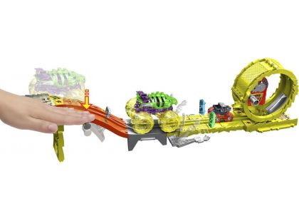 Hot Wheels Monster Trucks Power Smashers dráha masivní destrukce