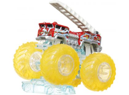 Hot Wheels Monster Trucks Power Smashers truck hasič - žlutá kola