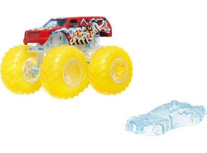 Hot Wheels Monster Trucks Power Smashers truck svítivě žlutá kola