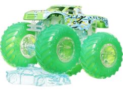 Hot Wheels Monster Trucks Power Smashers truck zelená kola - Poškozený obal