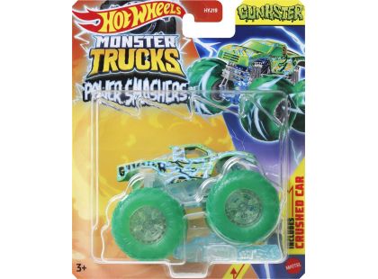 Hot Wheels Monster Trucks Power Smashers truck zelená kola - Poškozený obal