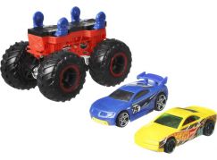 Hot Wheels Monster trucks stvořitel červeno-černý podvozek