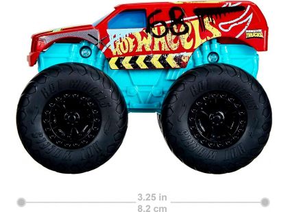 Hot Wheels Monster Trucks svítící a rámusící vrak Demo Derloy