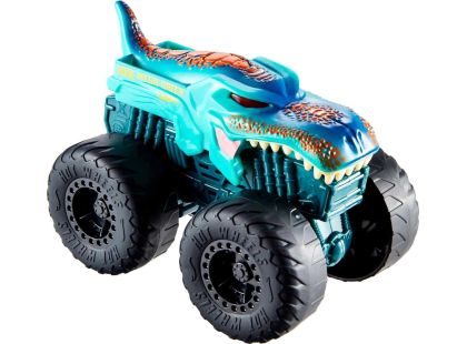 Hot Wheels Monster Trucks svítící a rámusící vrak Mega Wrex