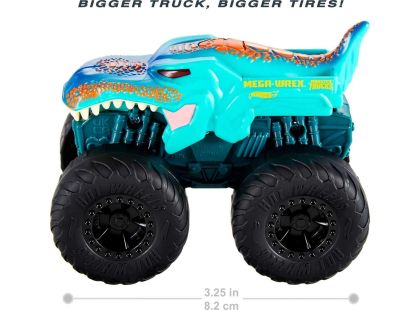 Hot Wheels Monster Trucks svítící a rámusící vrak Mega Wrex