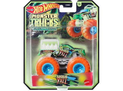 Hot Wheels Monster Trucks svítící ve tmě Haul Yall