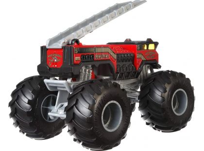 Hot Wheels Monster trucks velký truck 5 Alarm Red