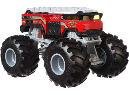 Hot Wheels Monster trucks velký truck 5 Alarm Red