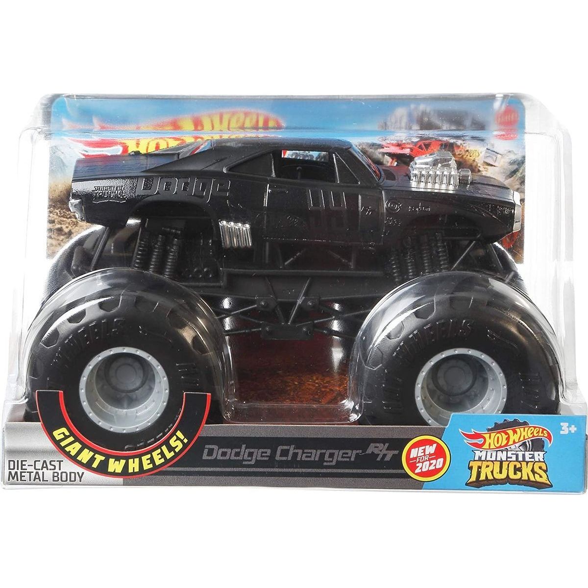 Hot Wheels Monster trucks velký truck Dodge Charger RT