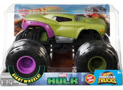 Hot Wheels Monster trucks velký truck Hulk