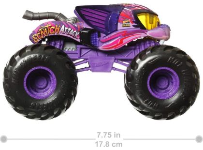 Hot Wheels Monster trucks velký truck Scratch Attack