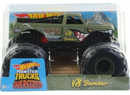 Hot Wheels Monster trucks velký truck V8 Bomber