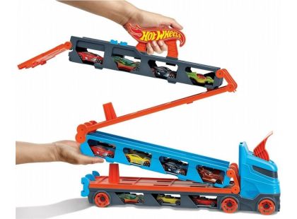 Hot Wheels nadupaný tahač - Poškozený obal