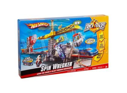 Hot Wheels P7613 Trick Track Spin Wrecker