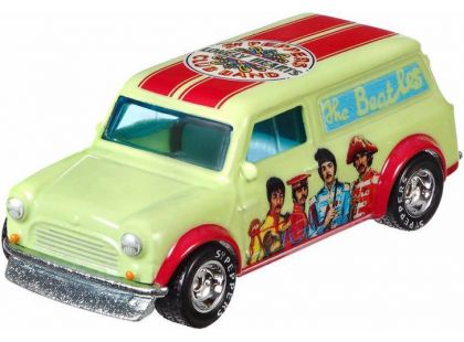 Hot Wheels prémiové auto Beatles Austin Mini Van