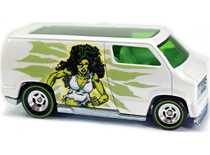 Hot Wheels prémiové auto Custom 77 Dodge Van