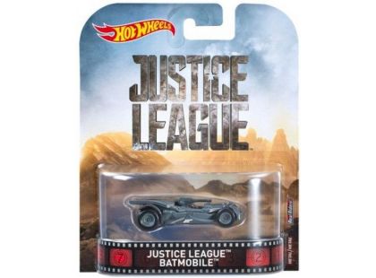 Hot Wheels prémiové auto Justice League Batmobile