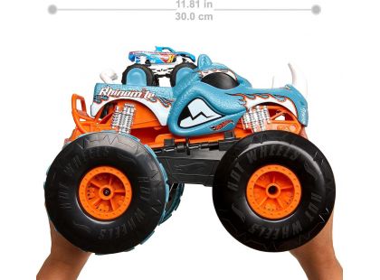 Hot Wheels RC Monster Trucks transformující se Rhinomite 1 : 12 - Poškozený obal