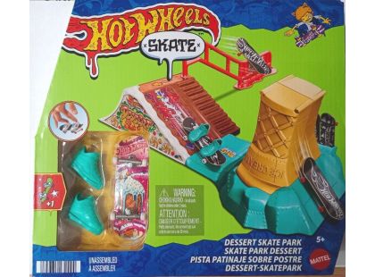 Hot Wheels Skates Dezertový fingerboard skatepark