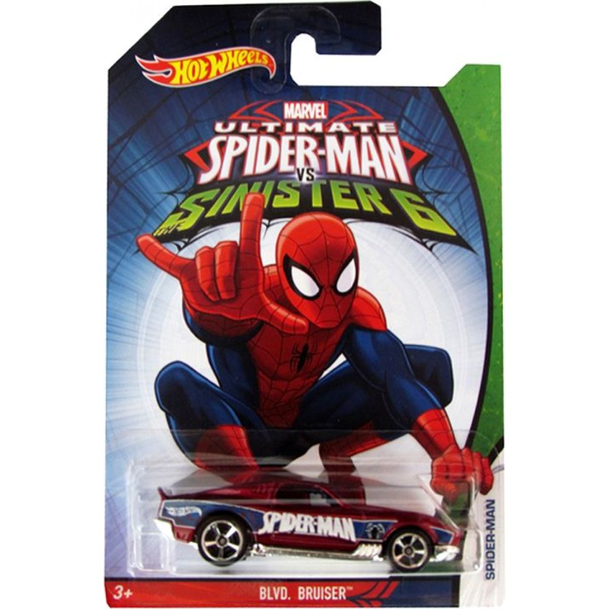 Hot Wheels Spiderman Autíčko - BLVD. Bruiser