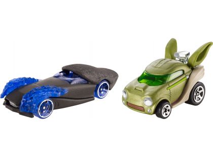 Hot Wheels Star Wars 2ks autíčko Emperor Palpatine a Yoda