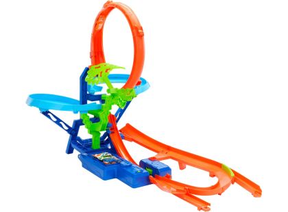 Hot Wheels Stunt tracks srážka ve vzduchu dráha - Poškozený obal