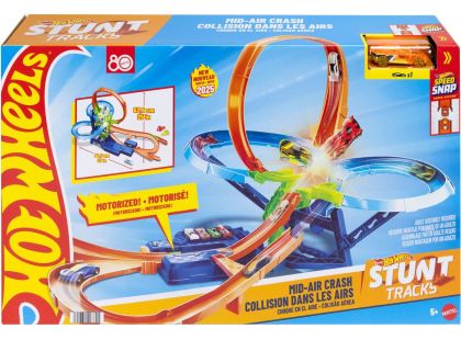 Hot Wheels Stunt tracks srážka ve vzduchu dráha - Poškozený obal