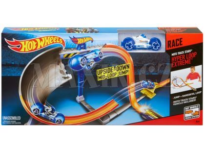 Hot Wheels Supermotorka profi dráha - Hyper Loop Extreme