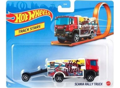 Hot Wheels Tahač Scania Rally Truck