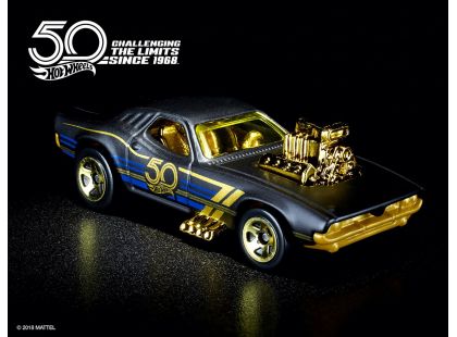 Hot Wheels Tématické auto - 50. let výročí Black & Gold Rodger Dodger