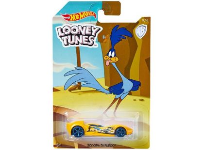 Hot Wheels tématické auto - Looney Tunes Scoopa Di Fuego