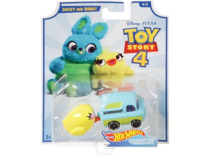Hot Wheels tematické auto – Toy story Ducky and Bunny