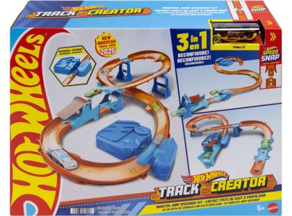 Hot Wheels Track Creator nabušená sada s boosterem - Poškozený obal