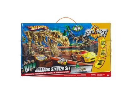 Hot Wheels Trick Track Set Jurský park Mattel N4730
